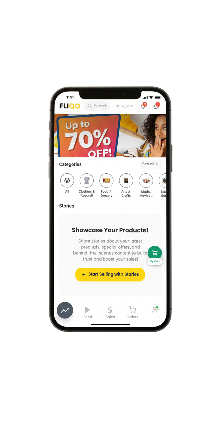 FLIQO Stories Feature